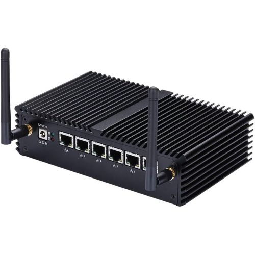  Pfsense Router Hardware Qotom-Q510G6 Intel Celeron Skylake 3855U AES-NI,4G DDR4 Ram 64G Msata Ssd WiFi(2Antennas) 6 Intel Gigabit LAN,Com Ports,Pfsense,Firewall,Cent Os Etc