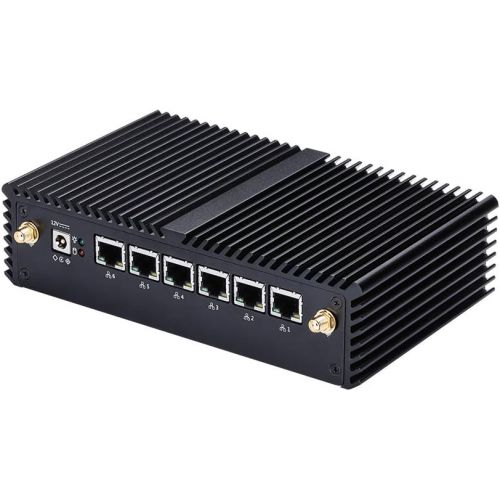  Pfsense Router Hardware Qotom-Q510G6 Intel Celeron Skylake 3855U AES-NI,4G DDR4 Ram 64G Msata Ssd WiFi(2Antennas) 6 Intel Gigabit LAN,Com Ports,Pfsense,Firewall,Cent Os Etc