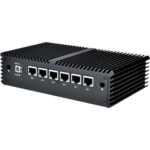  Pfsense Router Hardware Qotom-Q510G6 Intel Celeron Skylake 3855U AES-NI,4G DDR4 Ram 64G Msata Ssd WiFi(2Antennas) 6 Intel Gigabit LAN,Com Ports,Pfsense,Firewall,Cent Os Etc