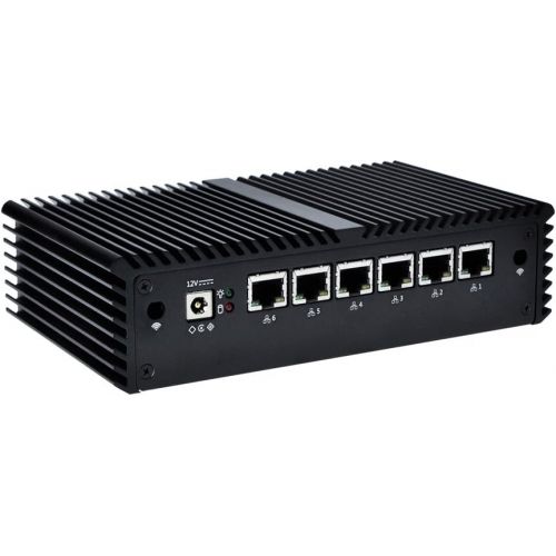  Pfsense Firewall Hardware Qotom-Q510G6 Intel Celeron 3855U 1.6Ghz Skylake AES-NI,4G DDR4 Ram 128G Msata Ssd NO WiFi,6 Intel Gigabit Nic,Used As A Router/Firewall/ Proxy/WiFi Access