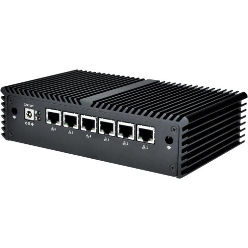  Firewall 6 LAN Qotom-Q510G6 Intel Celeron 3855U 1.6Ghz Skylake AES-NI,8G DDR4 Ram 512G Msata Ssd NO WiFi,6 Intel Gigabit LAN,Com Ports,Pfsense,Firewall