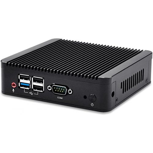  Best pc Qotom-Q190S-S01 Intel celeron J1900 X86 2.42 GHz 4G ram 256G SSD Dual LAN 4usb2.0 1 Serial Port 1080P Full HD Video