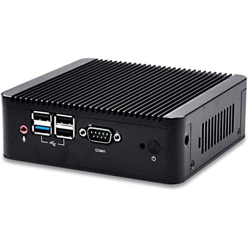  Latest Industrial Smart tv Box Qotom-Q190P 2G ram 128G SSD 300M WiFi with Intel Celeron J1900 4 RS232 COM Port DC 12V TV pc Box