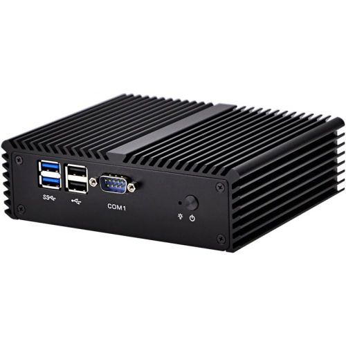  Qotom-Q430P-S08 Fanless Small PC with Intel Core i3 AES-NI Support Centos Win Linux Ubuntu (4G RAM + 128G SSD + WiFi + BT 4.0)