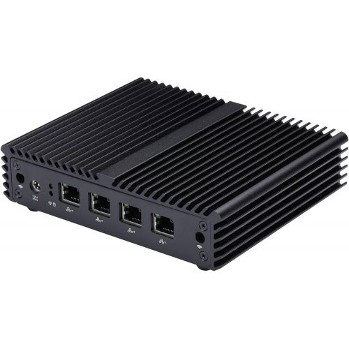  J1900 4 Lan micro pc Qotom-Q190G4N-S07 4G ram 256G SSD Celeron Processor J1900 2.0GHZ VGA DC 12V Ultra-low-power micro pc Pfsense box