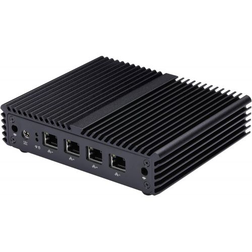  Quad Core Fanless pc Qotom-Q190G4N-S07 2G ram 32G SSD Intel Celeron Processor J1900 VGA DC 12V 4Lan Ports Ultra-Low-Power Desktop Pfsense Router