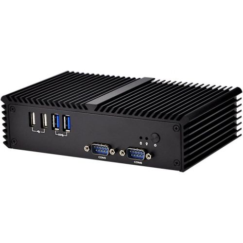  Qotom Pc Ipc 6 Com Q330P Core I3-4005U Processor,1.7Ghz 2Gb Ddr3 Ram 8Gb Ssd WiFi, 2 LAN,2 Hd Video,6 Com,6 USB,Support Windows Os/Linux