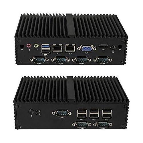  Qotom Pc Fanless Q190X Intel Baytrail J1900 Quad Core,2.00Ghz 2Gb Ddr3 Ram 16Gb Ssd, Fanless Aluminium Alloy,7 Com,Dual LAN,Fanless Windows Pc