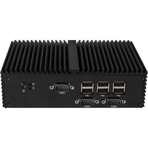  Qotom Pc Fanless Q190X Intel Baytrail J1900 Quad Core,2.00Ghz 2Gb Ddr3 Ram 16Gb Ssd, Fanless Aluminium Alloy,7 Com,Dual LAN,Fanless Windows Pc