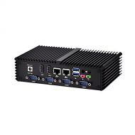 Dual Lan 6 COM Dual Core Tiny pc Ultra thin PC Qotom-Q350P Core i5 4200U 1.6GHz Dual Core 4 Thread 4G ram 128G SSD 300M WIFI Digital Signage support WIN7 Linux Windows 8 Ubuntu