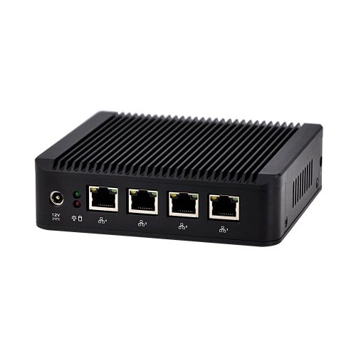  Linux pc Qotom-Q190G4-S01 with intel celeron J1900 8G ram 256G SSD 4 LAN 1080P DC 12V Multiple Ethernet Ports ,as a firewall, LAN or WAN router