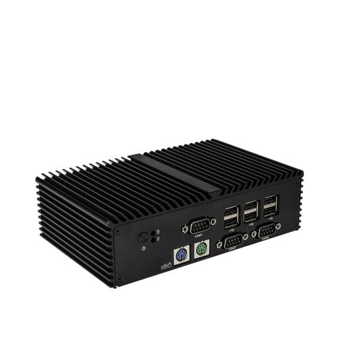  Qotom Pc Ipc 7 Com Q190X-PS2 Intel Celeron J1900 4 Cores,Up to 2.42Ghz 2Gb Ddr3 Ram 8Gb Ssd WiFi, 7 Rs232,Ps2,2 LAN,1 Hd Video,1 Vga,8 USB,Support Windows Os/Linux