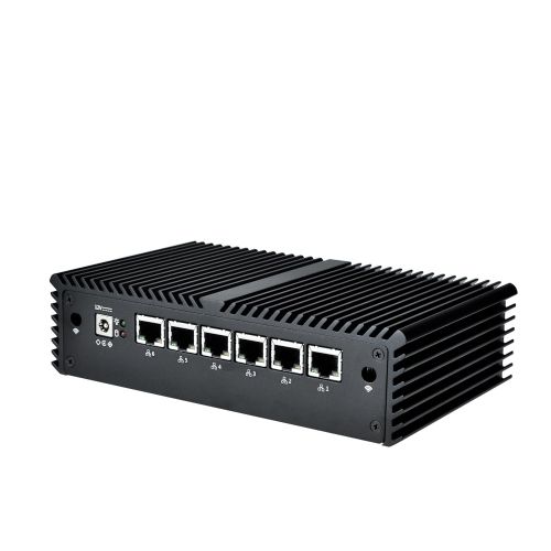  Pfsense Hardware Qotom-Q510G6 Intel Celeron Skylake 3855U AES-NI,Barebone(No Ram No Ssd,with WiFi),fanless Aluminium Alloy,6 Intel LAN,Dc 12V,Windows Os Linux Pfsense