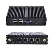 Qotom QOTOM-Q190G4N-S07 Hot Offer Desktop PC J1900 Prices in china 4 RJ45?2G RAM,512G SSD,WIFI+2 antennas)