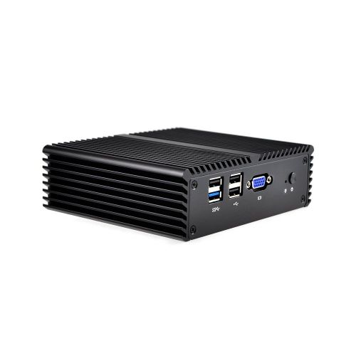  2016 Desktop pc Qotom-Q190G4N-S08 2G ram 1Tb HDD 4USB VGA Intel J1900 desktop 4Lan ports firewall Multi-Function Router