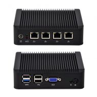 Firewall Micro Appliance Qotom-Q190G4-S02 8G ram 32G SSD WiFi 2USB VGA Cheap Desktop pc 4 X Ethernet for PFSense