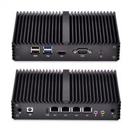 Home Network Firewall Qotom-Q350G4Y Intel Core I5 Processor 4300Y Haswell 11.5W AES-NI, 4Gb Ddr3 Ram 128Gb Ssd WiFi, 4 Nics,Com Ports,Pfsense,Firewall,Cent Os Etc