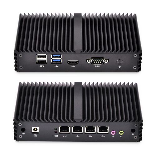  Firewalls Qotom-Q350G4Y Intel Core I5-4300Y 3M Cache,Up to 2.3Ghz AES-NI, 2Gb Ddr3 Ram 8Gb Ssd,4 Nics,Com Ports,Pfsense,Firewall,Cent Os Etc