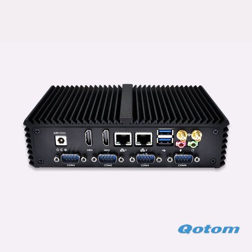  Qotom QOTOM-Q310P OEM New 3215U CPU Onboard 4G/256G 6 RS232 2 LAN RS485 Optional desktop computer in china