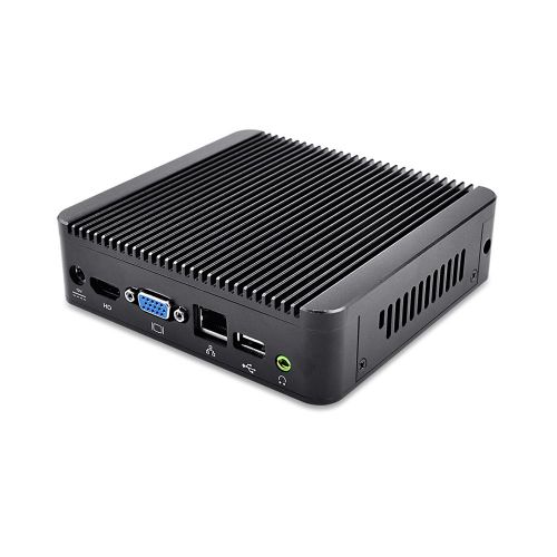  Linux pc Qotom-Q190N-S01 with Intel celeron J1900 8G ram 256G SSD 5usb 1 Serial Port 1080P DC 12V Cheap Computers