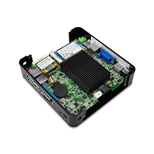  Linux pc Qotom-Q190N-S01 with Intel celeron J1900 8G ram 256G SSD 5usb 1 Serial Port 1080P DC 12V Cheap Computers