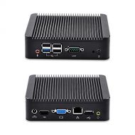 pc Qotom-Q190N-S01 with Intel celeron J1900 2G ram 128G SSD 300M WiFi 1080P 5usb 1 Serial Port Support 720P/1080P HD Video Small Computer