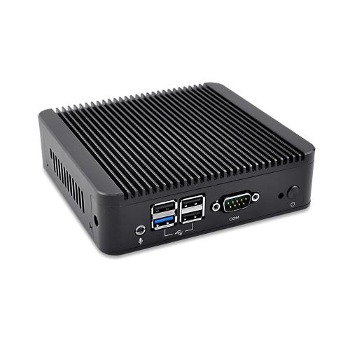  pc Qotom-Q190N-S01 with Intel celeron J1900 2G ram 128G SSD 300M WiFi 1080P 5usb 1 Serial Port Support 720P/1080P HD Video Small Computer