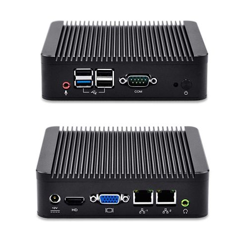  Micro Computer Qotom-Q180S-S01 with celeron J1800 2.41 GHz 8G ram 16G SSD Dual nic 4usb 1com in Stock! Intel nuc pc