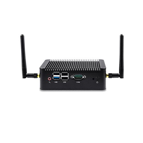  Qotom QOTOM-Q190P Quad core industrial computer J1900 4 RS232,2 LAN 4G256G WIFI+BT 4.0