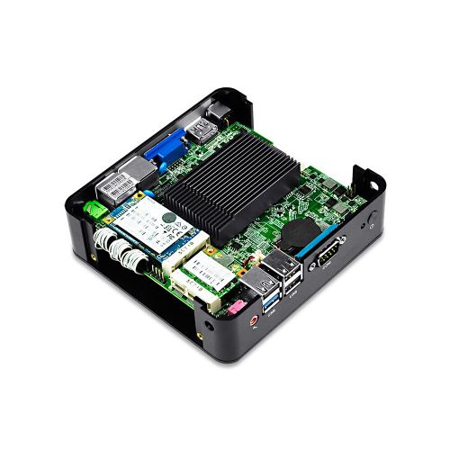  Qotom QOTOM-Q190P Quad core industrial computer J1900 4 RS232,2 LAN 4G256G WIFI+BT 4.0