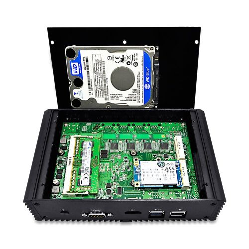  Qotom Industrial Computer Q355G4 Intel I5-5200U AES-NI,Hd Graphics 5500 4Gb Ddr3 Ram 64Gb Ssd,4 Nics,Com Ports,Pfsense,Firewall,Cent Os Etc