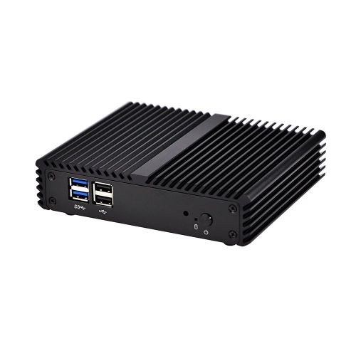  Desktop Computer Qotom Q150S-S07 Intel Celeron J3160 Quad Core AES-NI Dual LAN,6Usb (4Gb Ram 128Gb Ssd WI-FI)