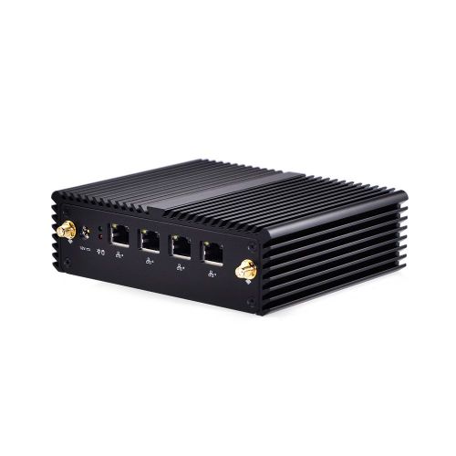  4 Lan Micro computer Qotom-Q190G4N-S08 4G ram 500G HDD WIFI Celeron Processor J1900 2.0GHZ no noise fanless pcs computer gateway Pfsense box