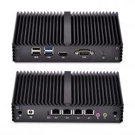 Pfsense Computer Qotom-Q335G4 5Th Generation I3-5005U,Hd Graphics 5500, 4Gb Ddr3 Ram 64Gb Ssd,4 Nics,Com Ports,Pfsense,Firewall,Cent Os Etc