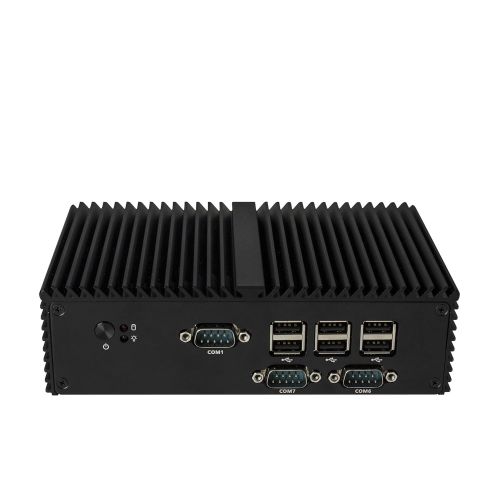  Qotom Computer 7 Com Q190X Intel Celeron J1900 4 Cores,Up to 2.42Ghz 8Gb Ddr3 Ram 16Gb Ssd WiFi, Fanless Aluminium Alloy,7 Com,Dual LAN,Fanless Windows Pc