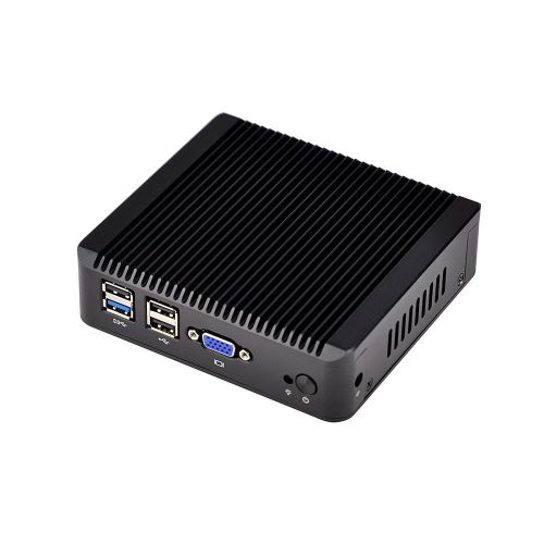  Qotom QOTOM-Q190G4-S01 Quad Core 2.42G Linux Ubuntu Tiny Computer J1900 2G128G Fanless