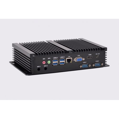  i5 Desktop Qotom-T4200C 2G ram 16G SSD with Intel Core i5 4200U Dual Core 4 Thread 4USB3.0 2COM HD Video VGA multimedia pc