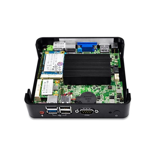  Micro Computer Qotom-Q190S-S01 with celeron J1900 2.42 GHz 8G ram 16G SSD Dual nic 4usb 1com in Stock! Media Player Intel nuc pc