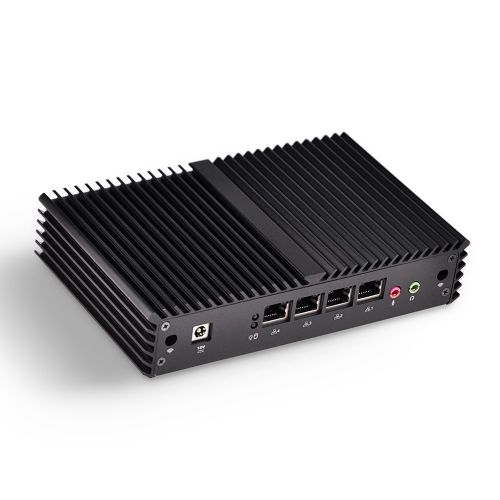  Network Firewall Security Qotom-Q350G4Y Intel Core I5-4300Y 3M Cache,Up to 2.3Ghz AES-NI, 2Gb Ddr3 Ram 32Gb Ssd, 4 Intel LAN,Used As A RouterFirewall ProxyWiFi Access Point