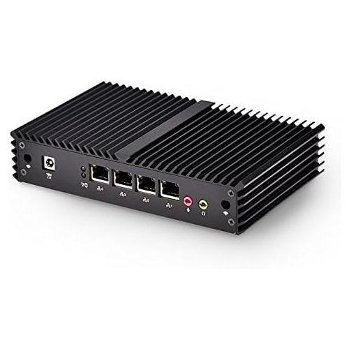  Personal Firewall Qotom-Q350G4Y Intel Core I5 Processor 4300Y Haswell 11.5W AES-NI, 4Gb Ddr3 Ram 32Gb Ssd WiFi, Fanless Aluminium Alloy,4 LAN,Dc 12V,Windows Os Linux Pfsense