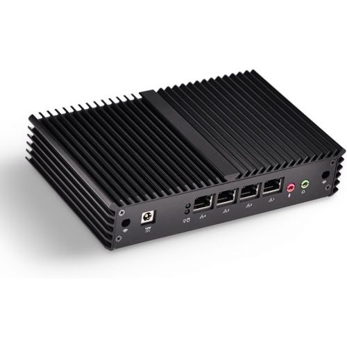  Personal Firewall Qotom-Q350G4Y Intel Core I5 Processor 4300Y Haswell 11.5W AES-NI, 4Gb Ddr3 Ram 32Gb Ssd WiFi, Fanless Aluminium Alloy,4 LAN,Dc 12V,Windows Os Linux Pfsense