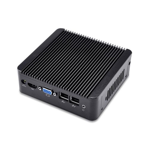  Qotom-Q190S-S02 Intel Celeron Processor J1900 Quad Core Processor Mini PC 8G RAM, 256G SSD, Fanless Computer