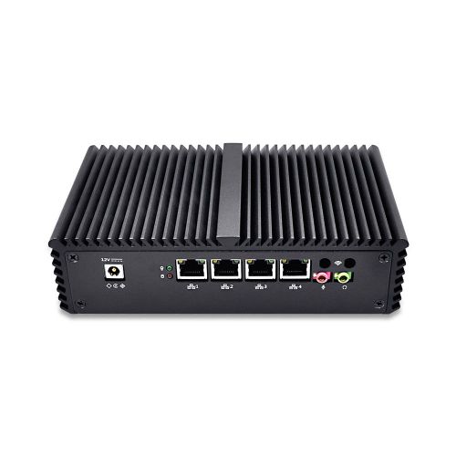  Qotom QOTOM-Q355G4 AES-NI I5 5200U Mini PC Firewall 4 ethernet nuc pc i5(8G RAM,1T HDD,NO WiFi)