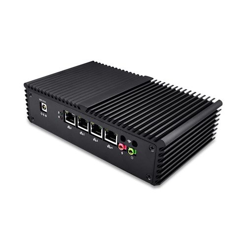  Perfect RouterFirewall Qotom-Q310G4 8G ram 128G SSD Intel Celeron Processor 3215U DC 12V Low Heat Low Power Mini Media pc