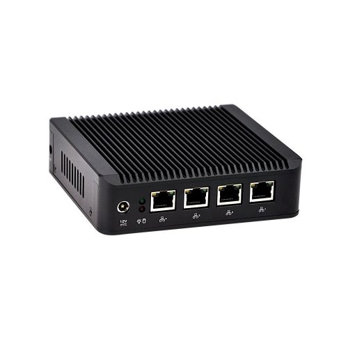  Firewall Micro Appliance Mini pc Qotom-Q190G4-S02 4G ram 64G SSD VGA DC 12V Low Heat Low Power Mini Linux pc 4Lan Ports Firewall