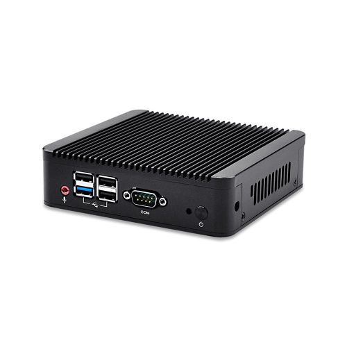  Qotom Dual LAN Mini pc Qotom-Q190S-S01 Intel celeron J1900 2G ram 64G SSD 300M WiFi 4usb2.0 1 Serial Port X86 1080P Blu-ray nettop pc