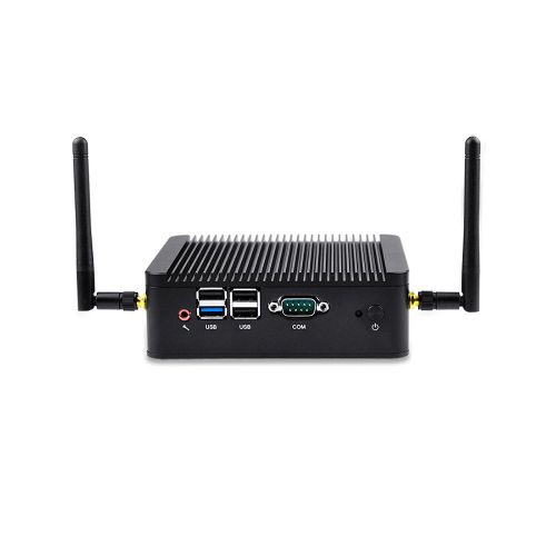  Qotom QOTOM Fanless Quad core Mini PC 8GB RAM 64GB SSD WiFi Windows Linux