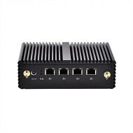 Quad Core J1900 4 Lan mini pc Qotom-Q190G4N-S08 8G ram 500G HDD Celeron Processor J1900 2.0GHZ VGA DC 12V Multi-Function Router Perfect pfSense Appliance