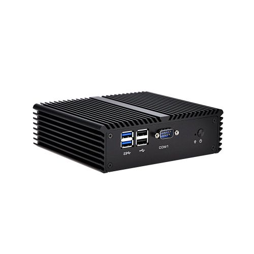  Mini Pc Media Center Qotom-Q430P-S08 Intel Core I3-4005U Hd4400,Haswell 8Gb Ddr3 Ram 64Gb Ssd WiFi, 2 LAN,2 Hd Video,4 Com,6 USB,Support Windows OsLinux