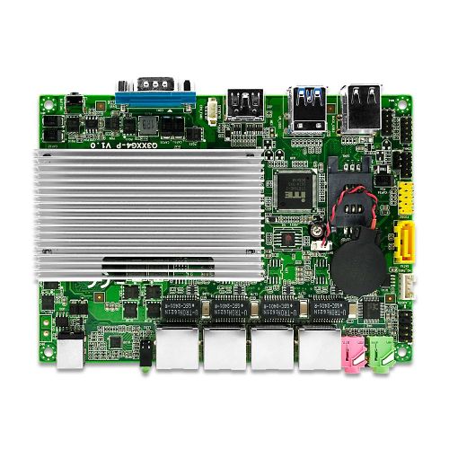  Qotom-Q350G4Y Fanless Mini Quad LAN AES-NI Intel Core-i5-4200Y Small PC Support Pfsense (2G RAM + 256G SSD + 300M WiFi + Bluetooth)
